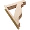 Ekena Millwork 8-in W x 34-in D x 46-in H Funston Block Rough Cedar Woodgrain TimberThane Outlooker, Primed Tan OUTUR080X34X46FST44RCPR - alternate 2